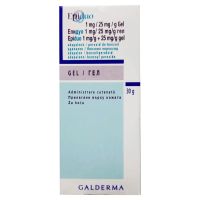 Эпидуо (Epiduo) 1мг/25мг/г 30г гель д/наружного прим (Адапален+Бензоила пероксид)